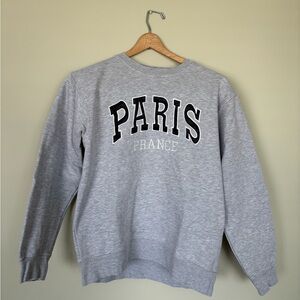 Gray Paris France Sweatshirt